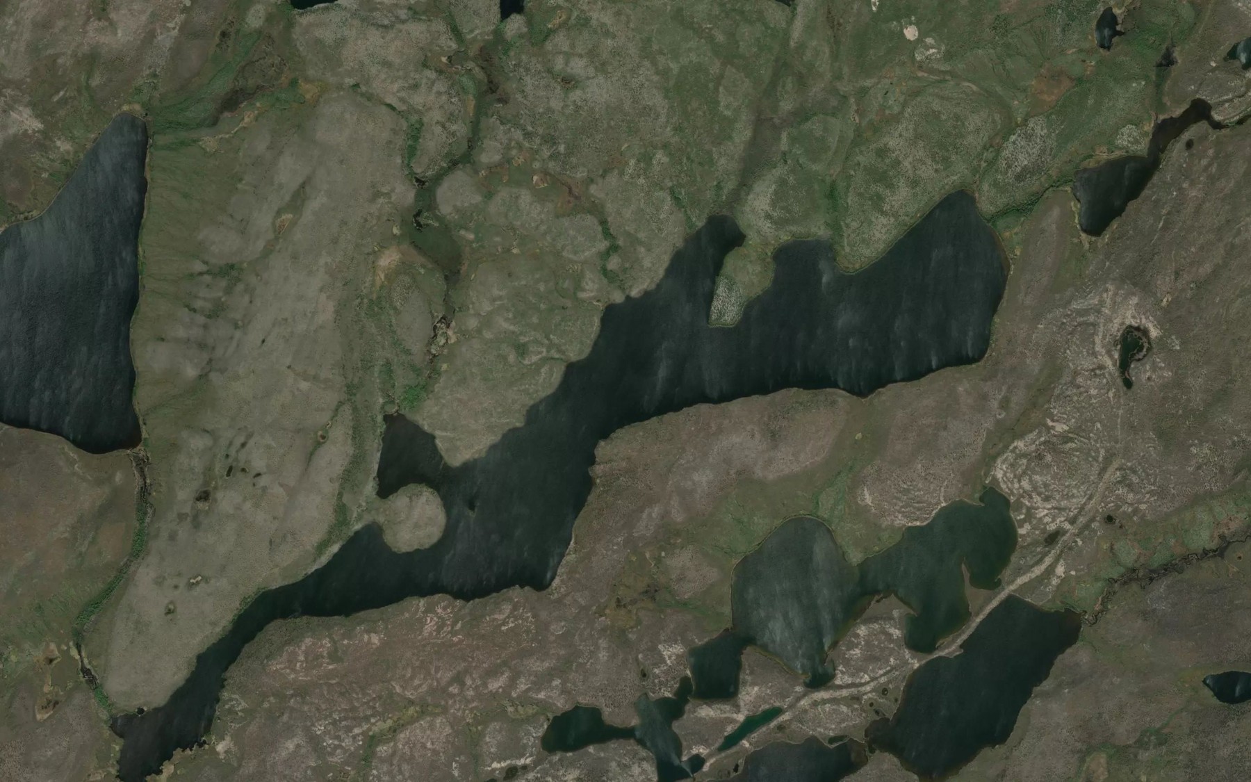 Satellite map of the Navis Lake