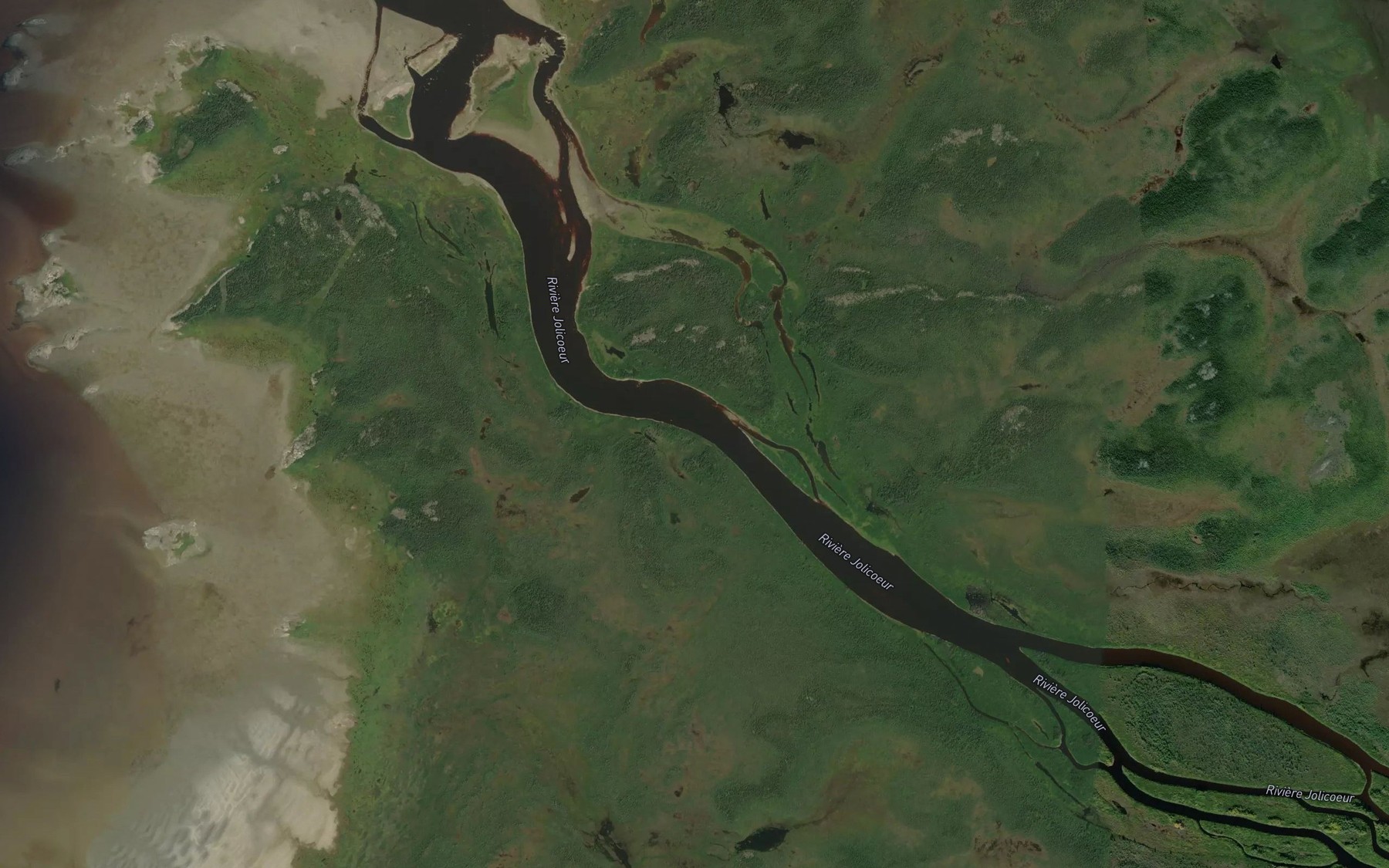 Satellite map of the Bras Miskamiiutakuhp
