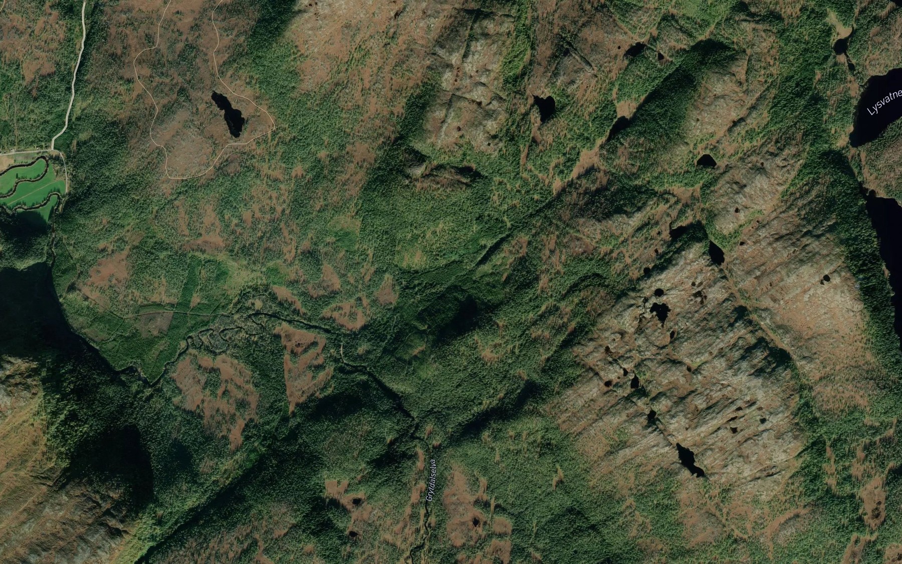 Satellite map of the Stolsbekken