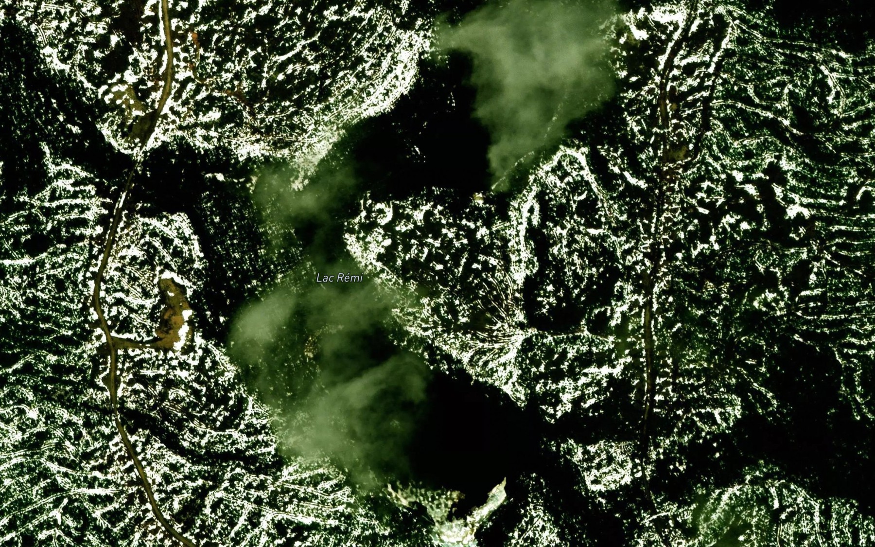 Satellite map of the Lac Remi