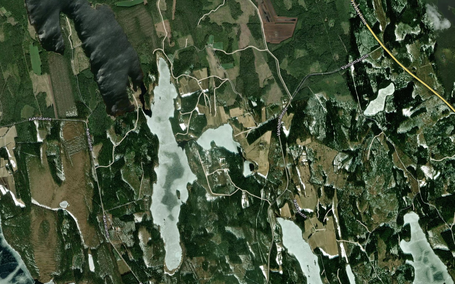 Satellite map of the Kaarelampi