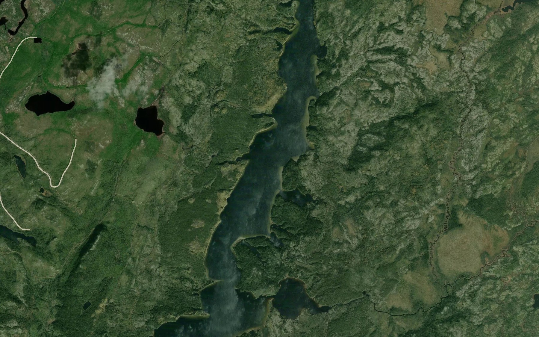 Satellite map of the Baie Penicouane