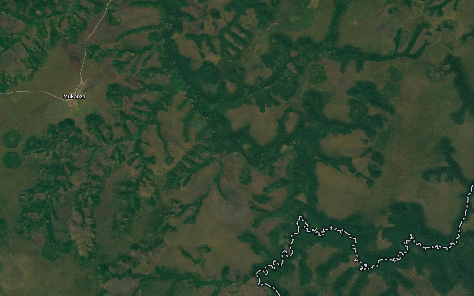 Satellite map of the Kapopo