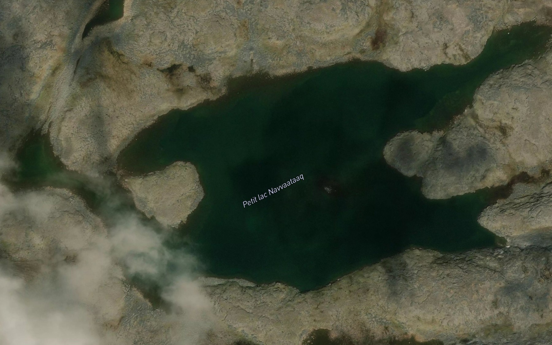 Satellite map of the Petit lac Navvaataaq