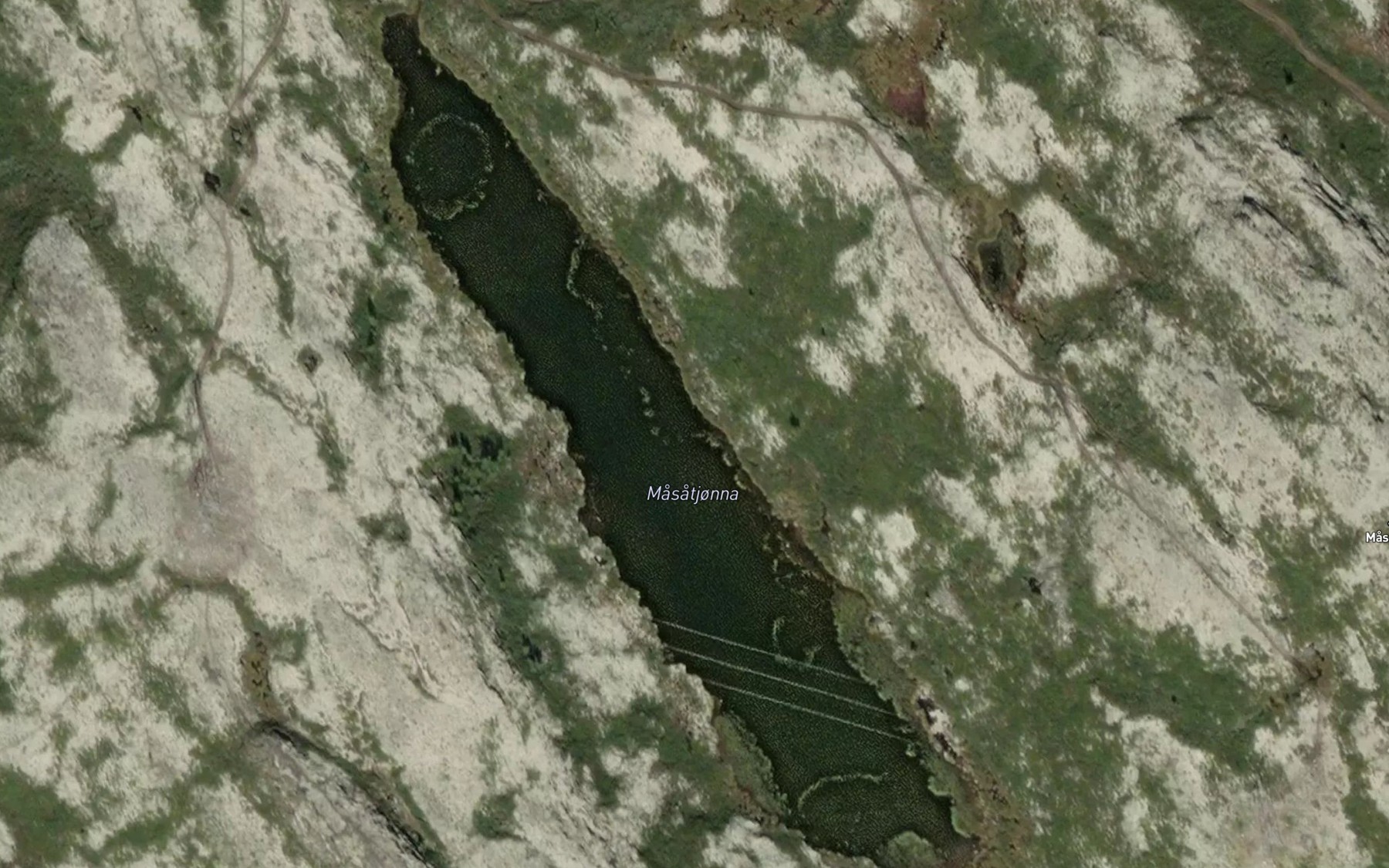 Satellite map of the Mosatjorna