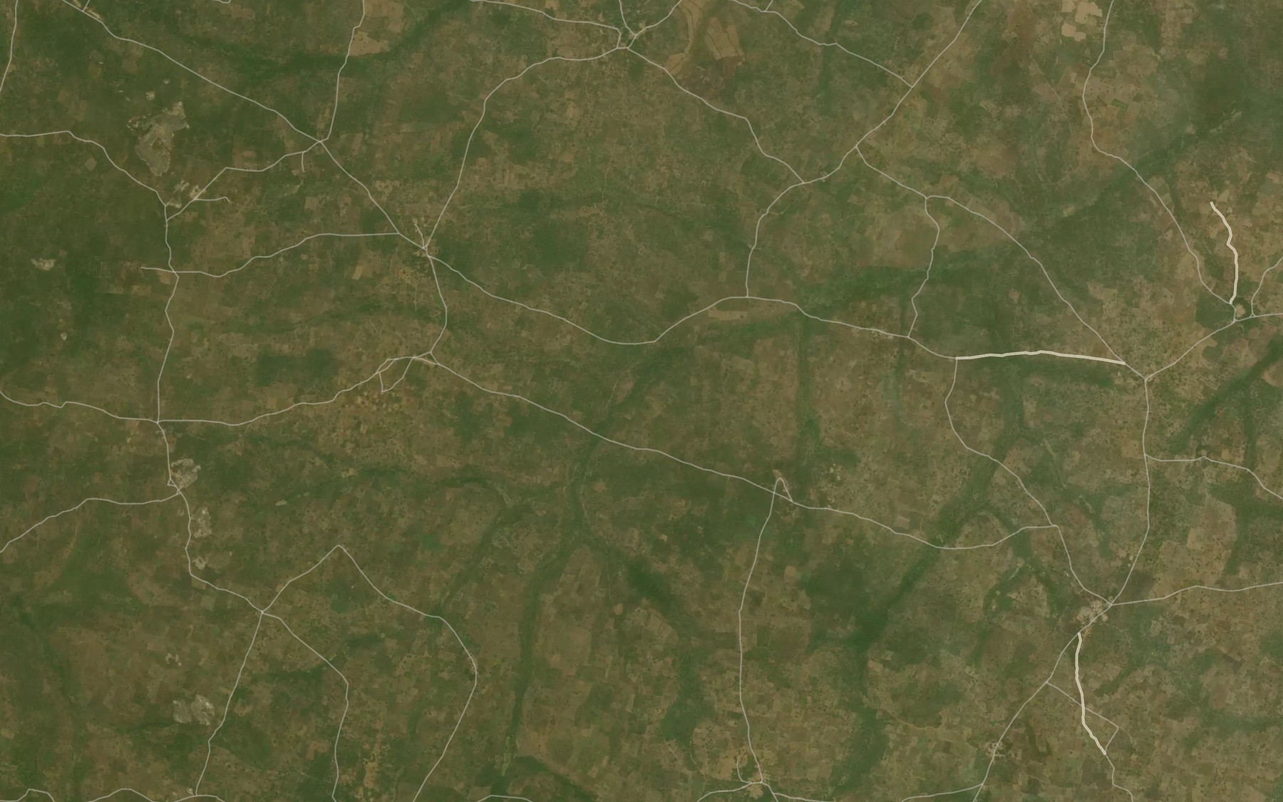 Satellite map of the River Oloye