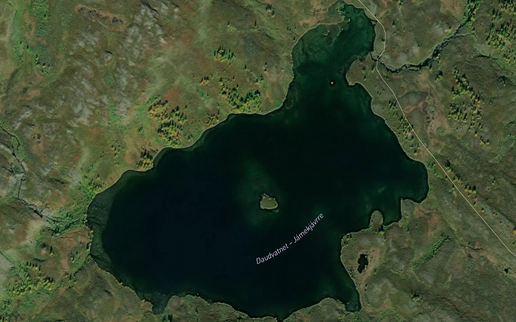 Satellite map of the Jametjavri