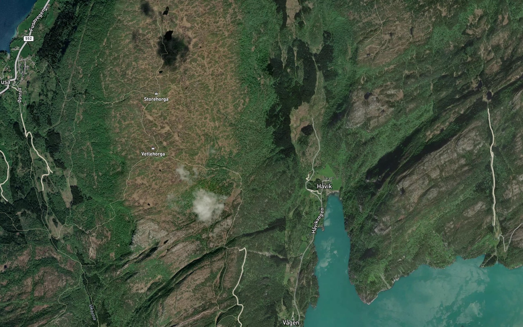 Satellite map of the Stemelva