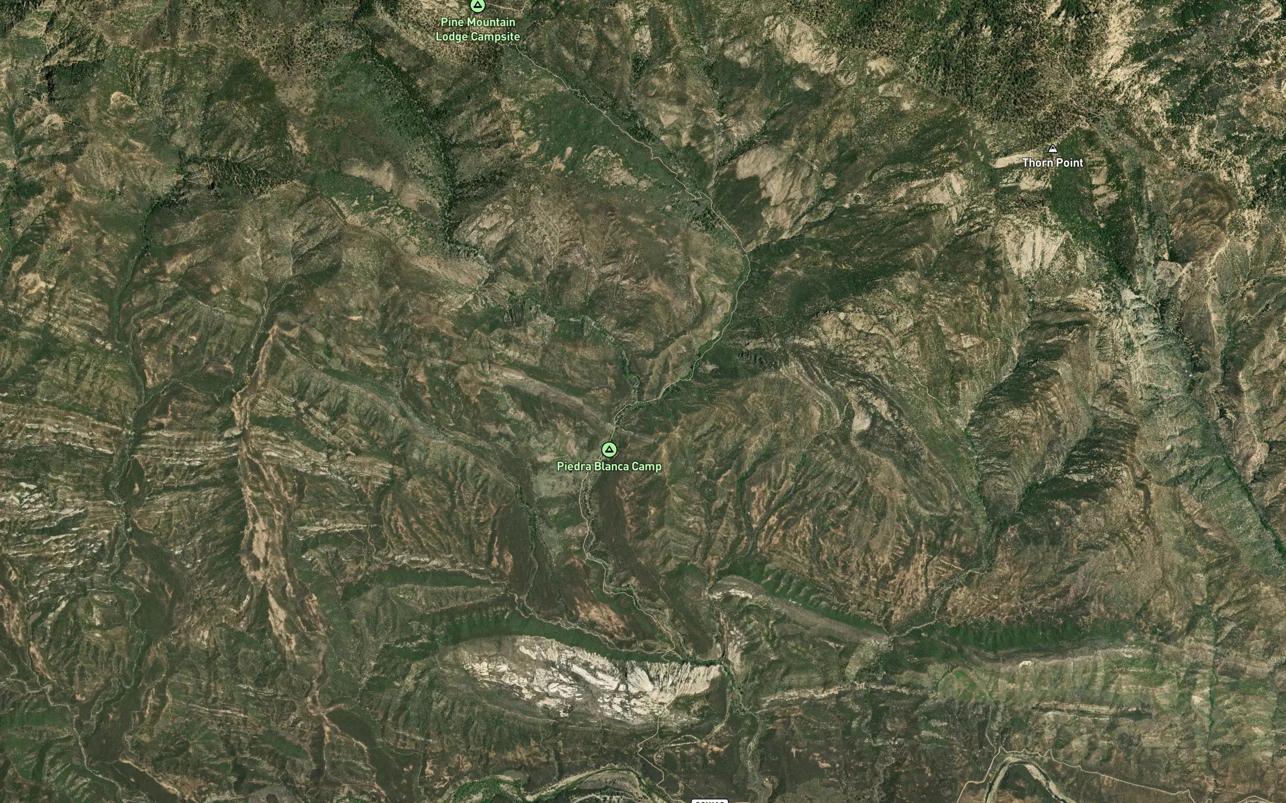 North Fork Piedra Blanca Creek