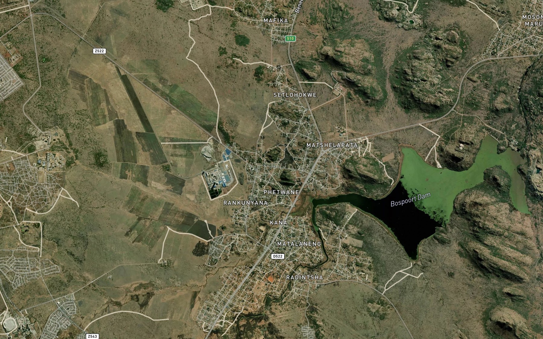 Satellite map of the Barberkuil