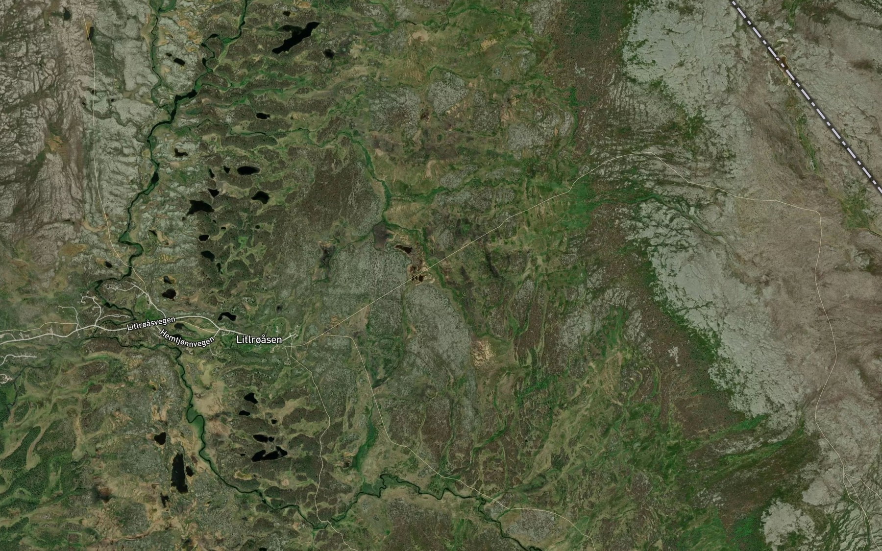 Satellite map of the Sliflobekken