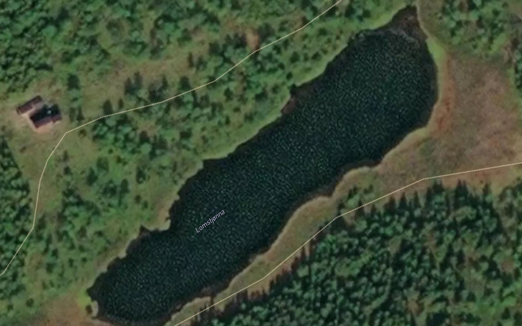 Satellite map of the Lomstjonna