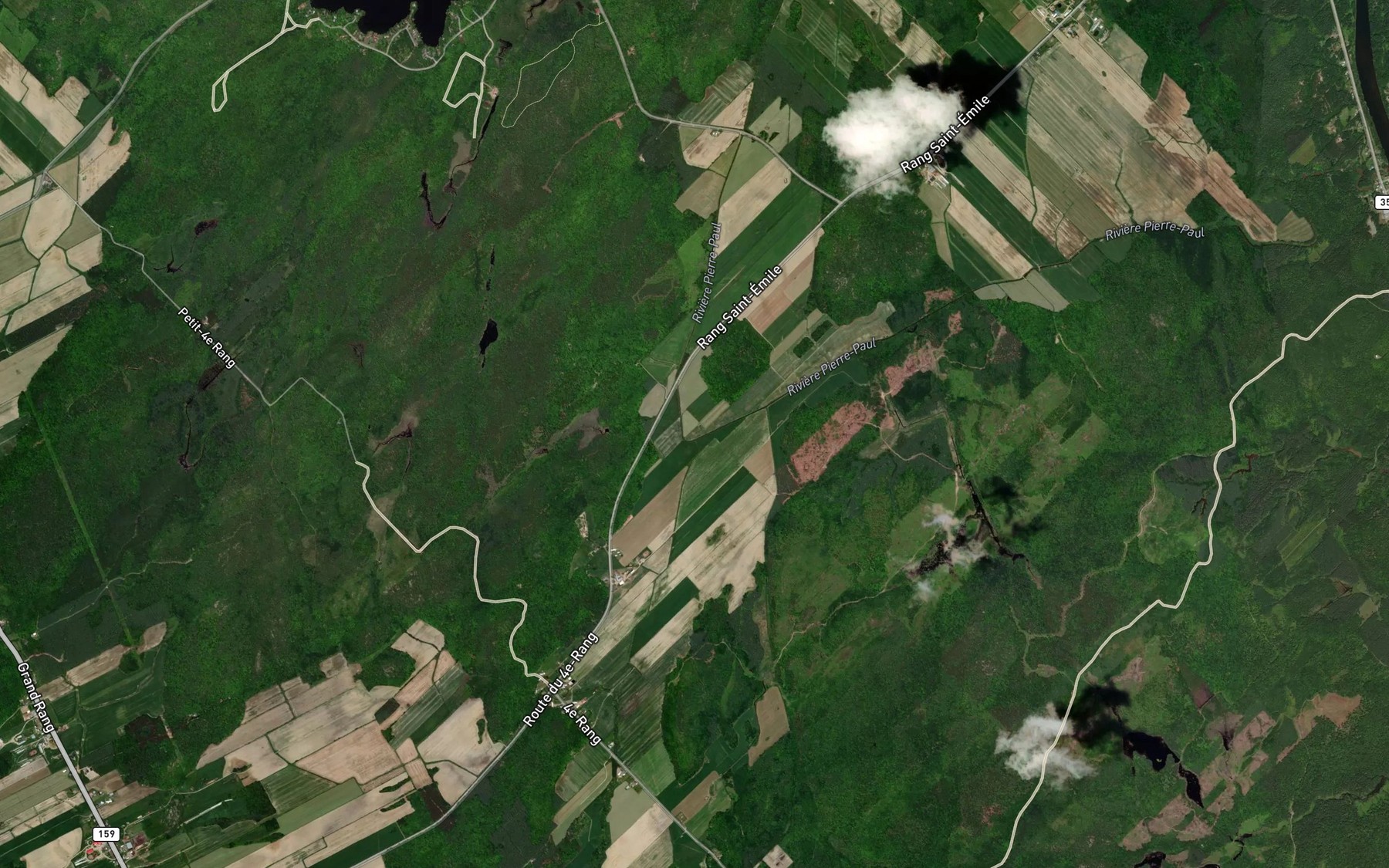 Satellite map of the Branche Carpentier