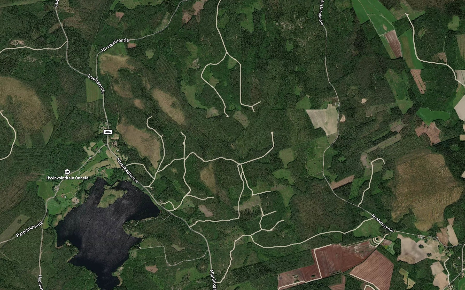 Satellite map of the Rakolampi