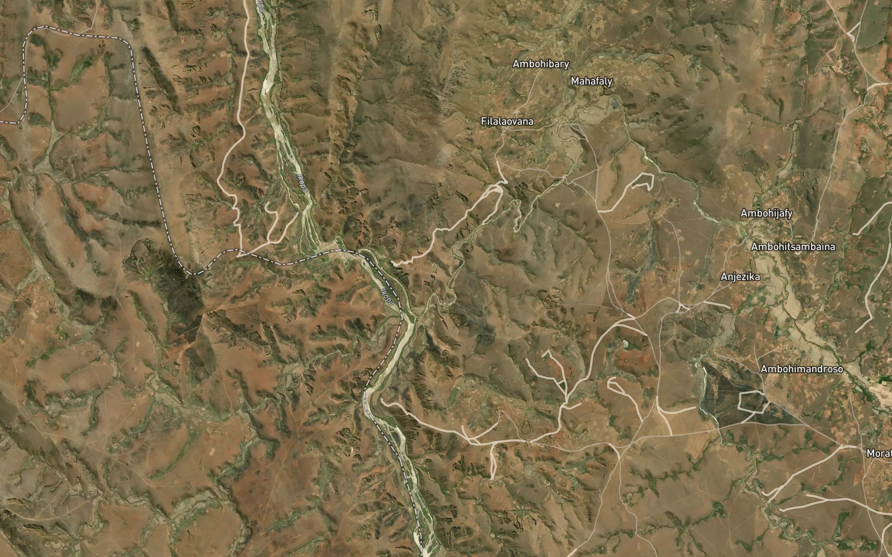 Satellite map of the Iabo