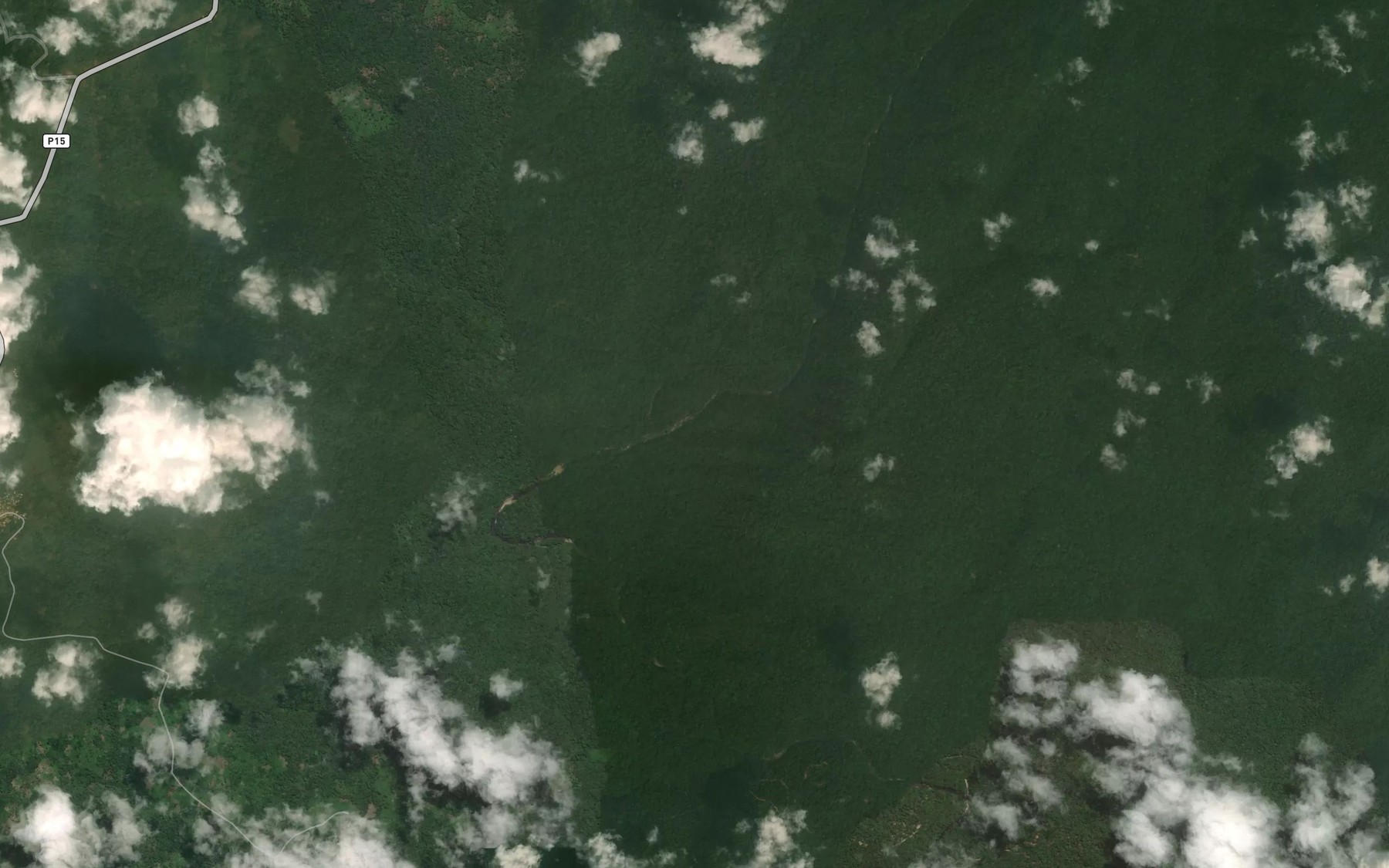 Satellite map of the Mahou