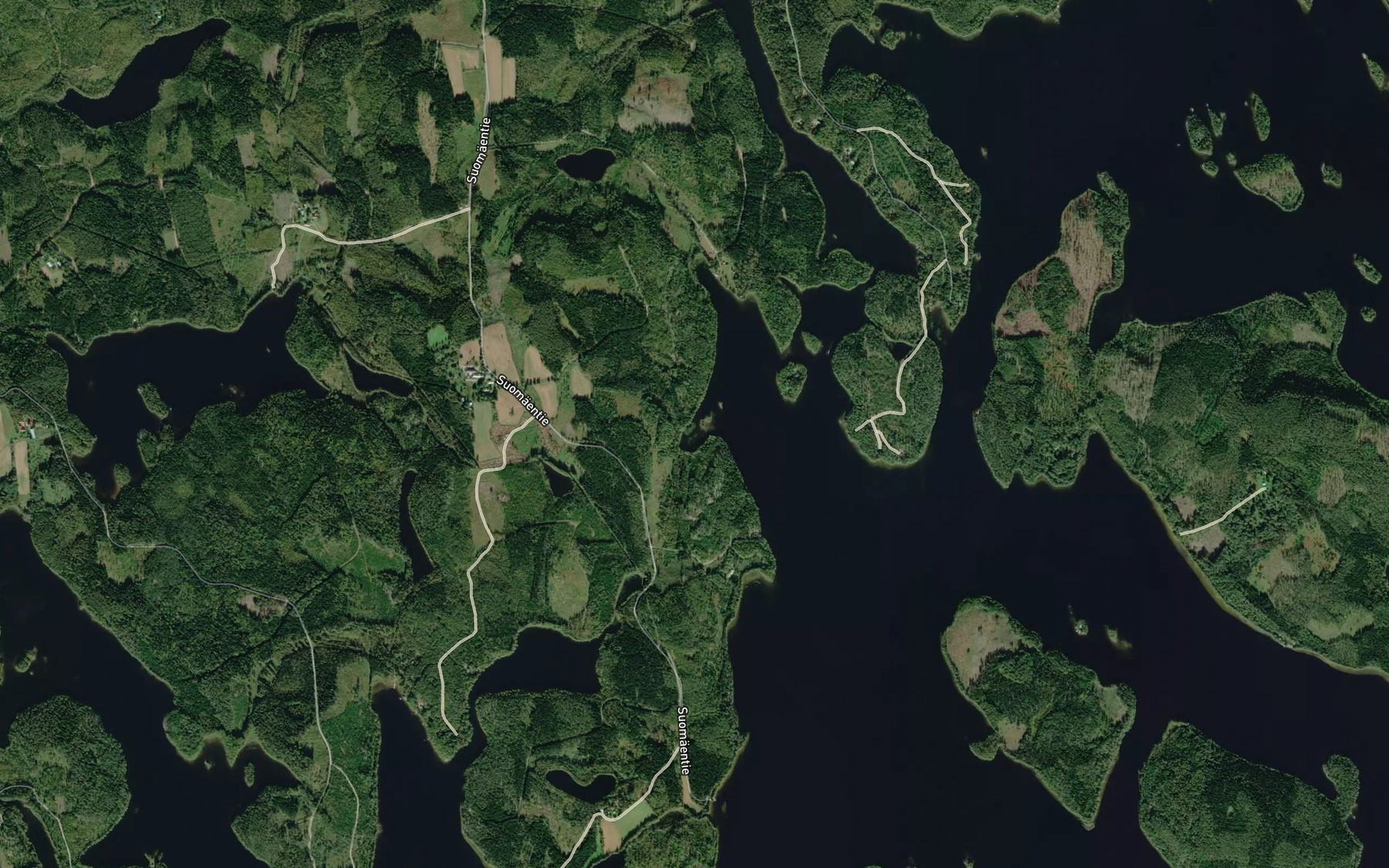 Satellite map of the Suolahti