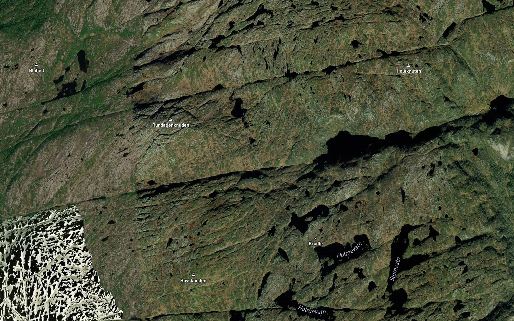 Satellite map of the Leidebekk