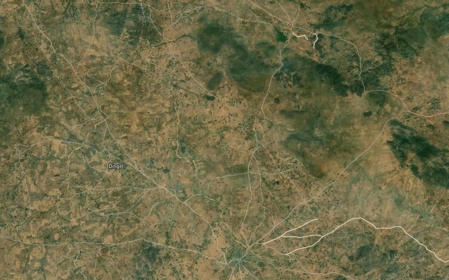 Satellite map of the Mayo Farficha