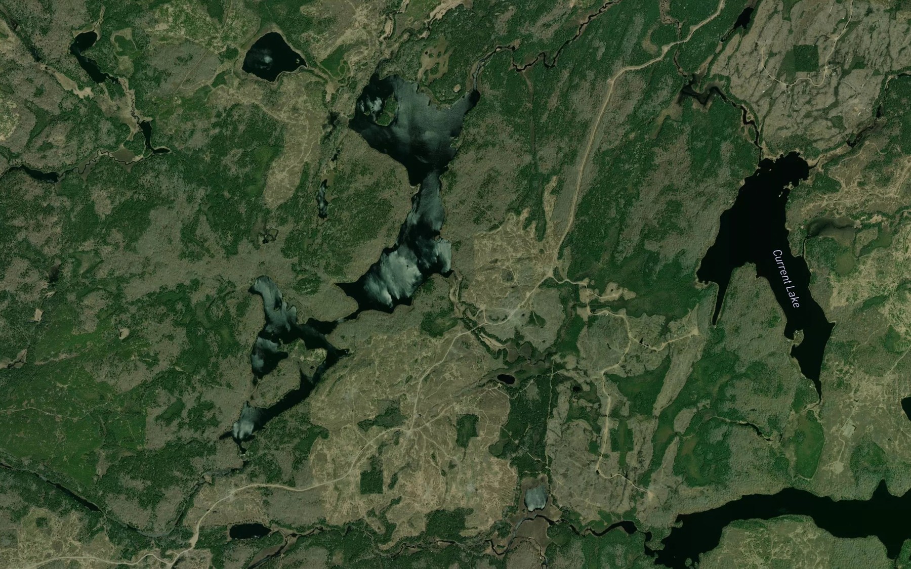 Satellite map of the Orchid Creek