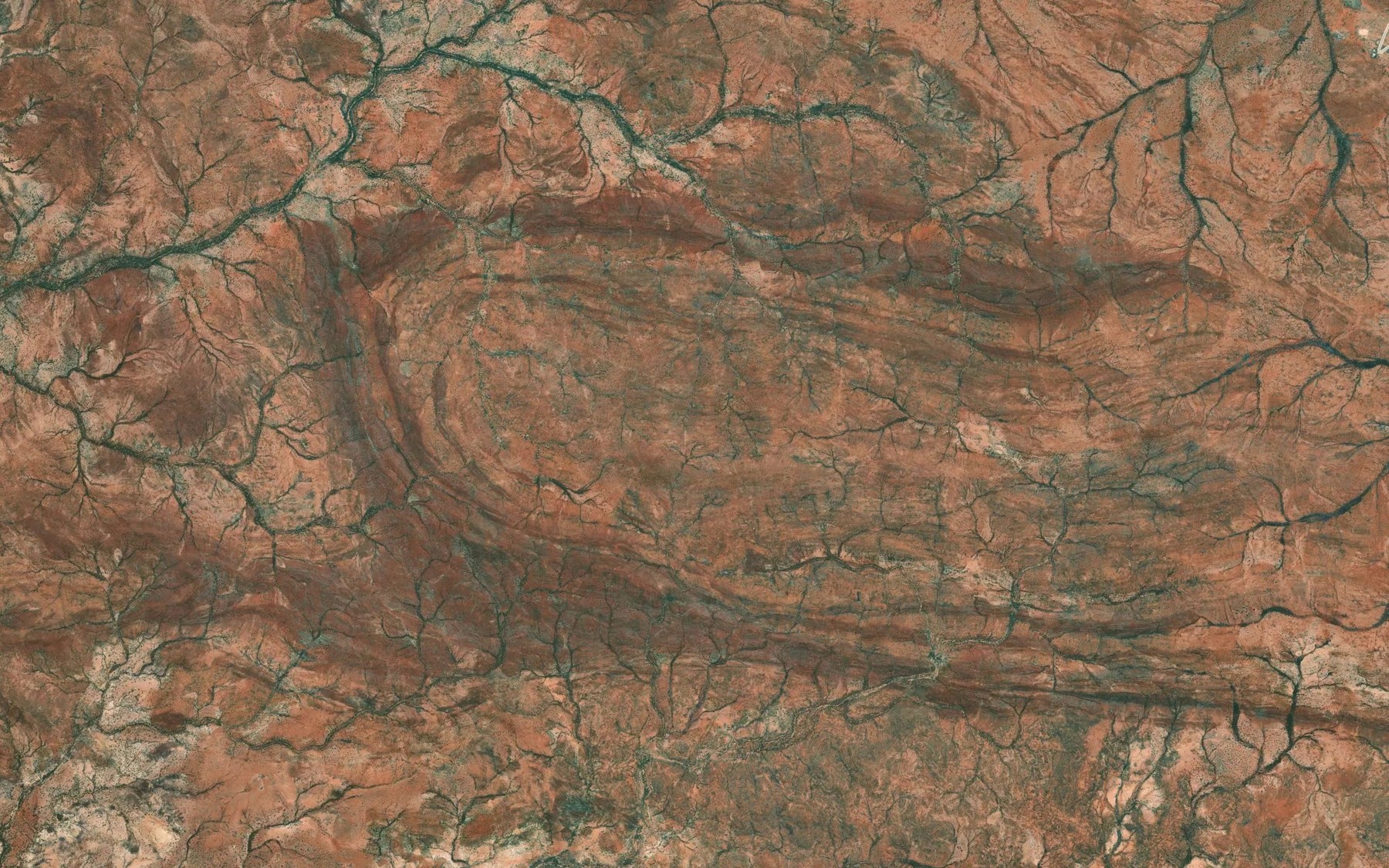 Satellite map of the Top Spring