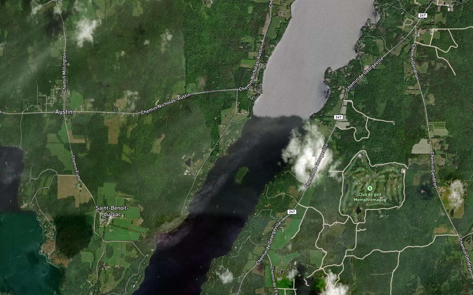 Satellite map of the Baie T.-X.-Renaud