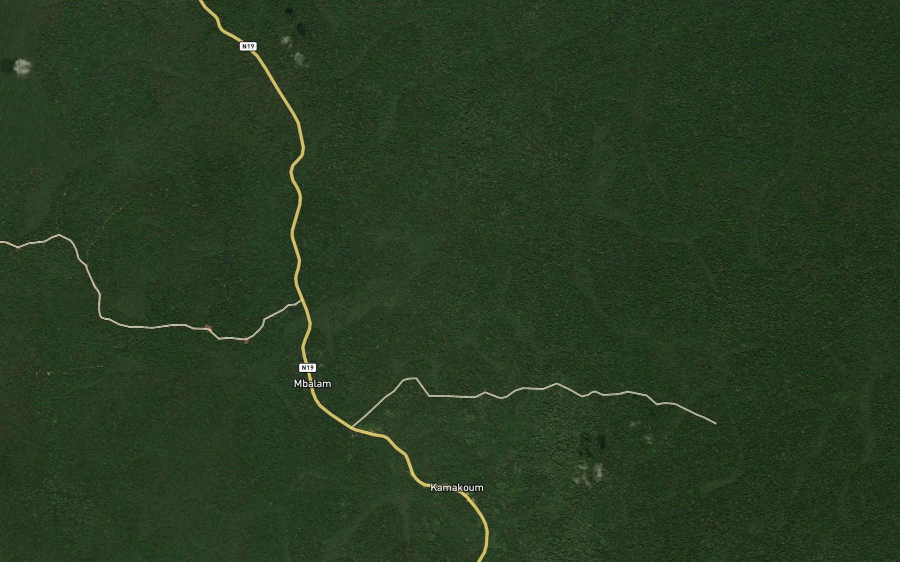 Satellite map of the Mada