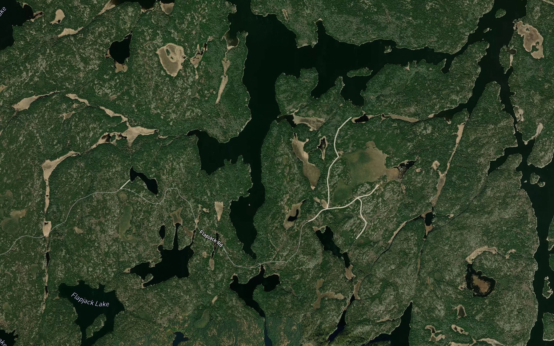 Satellite map of the Gavigan Bay