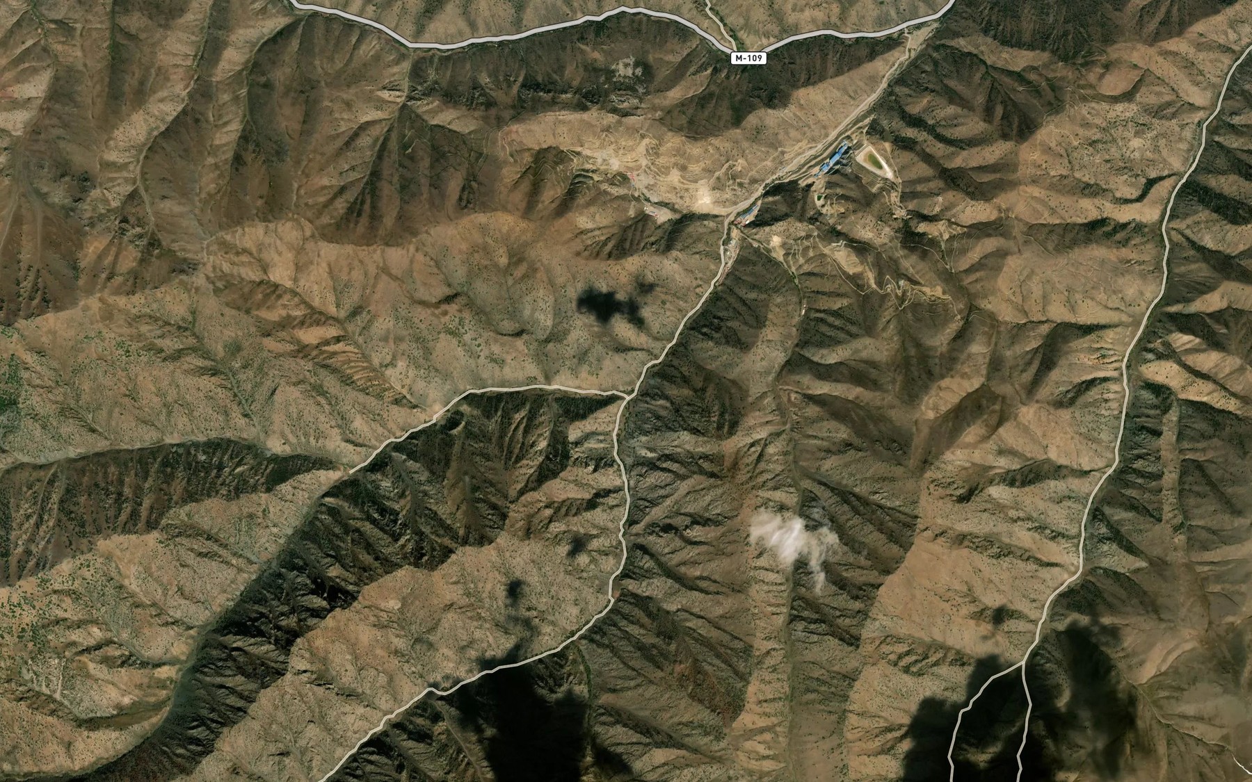 Satellite map of the Kudaymendi-Say