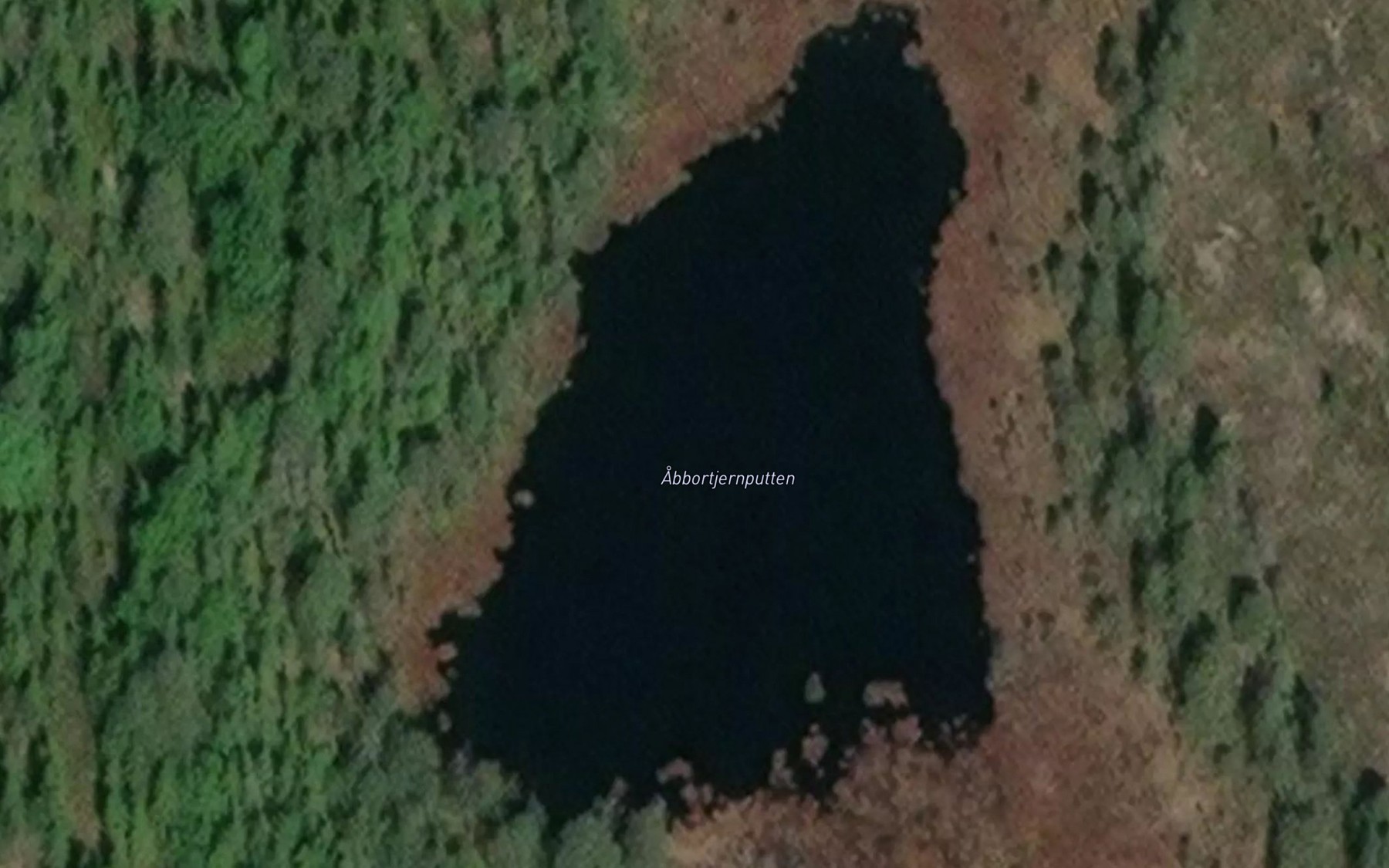 Satellite map of the Abbortjernputten