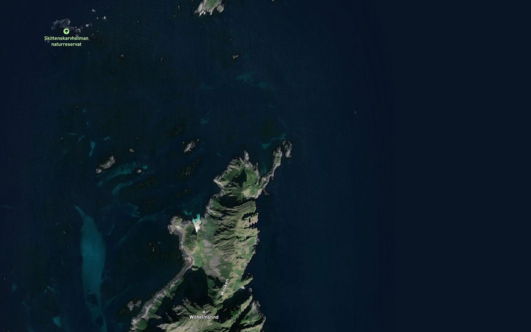 Satellite map of the Forhammarbukta