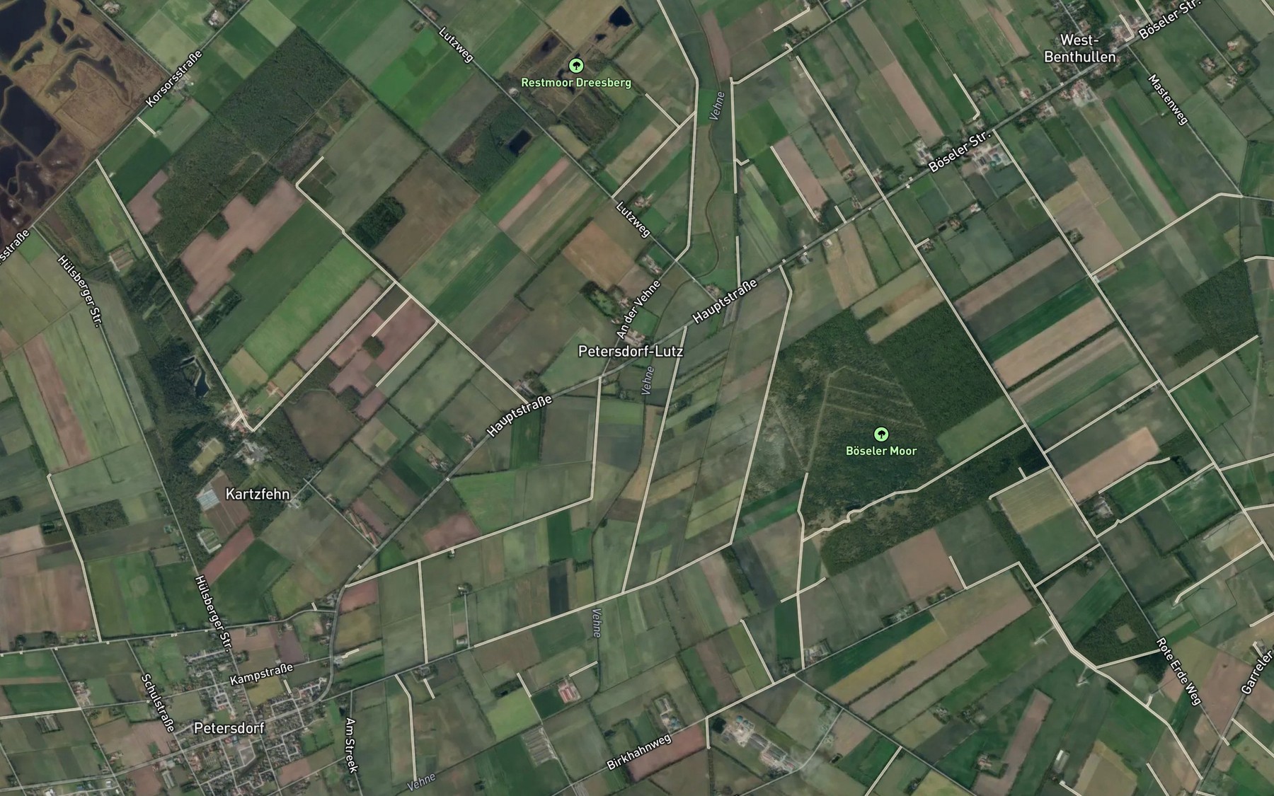 Satellite map of the Streekbach