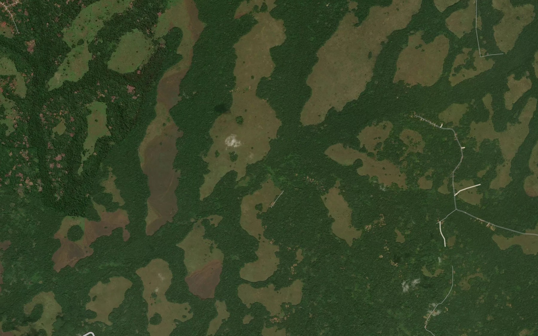 Satellite map of the Ingudze