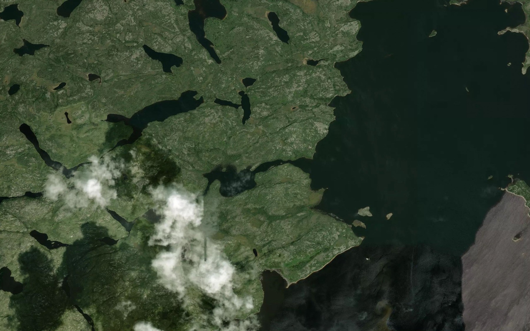 Satellite map of the Ruisseau Kachischisakach