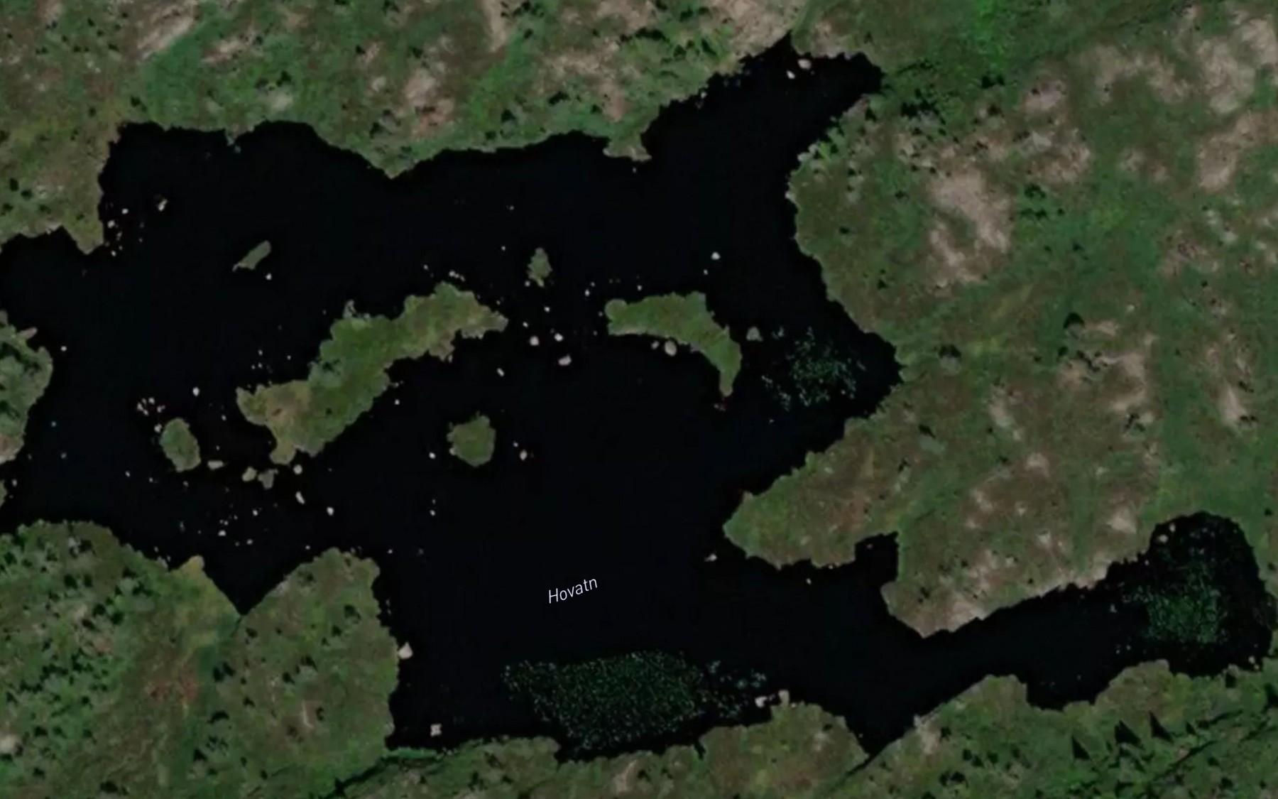 Satellite map of the Lomtjorn