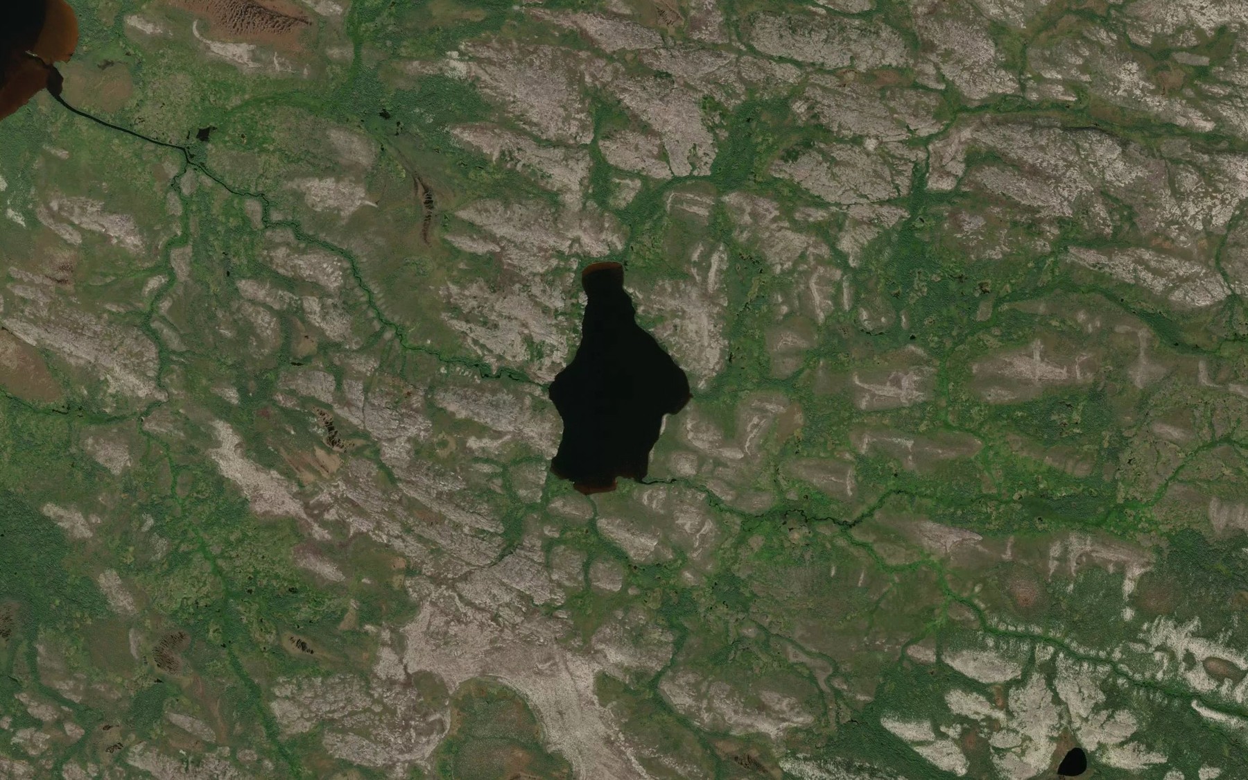 Satellite map of the Lac Kawahiyucitach