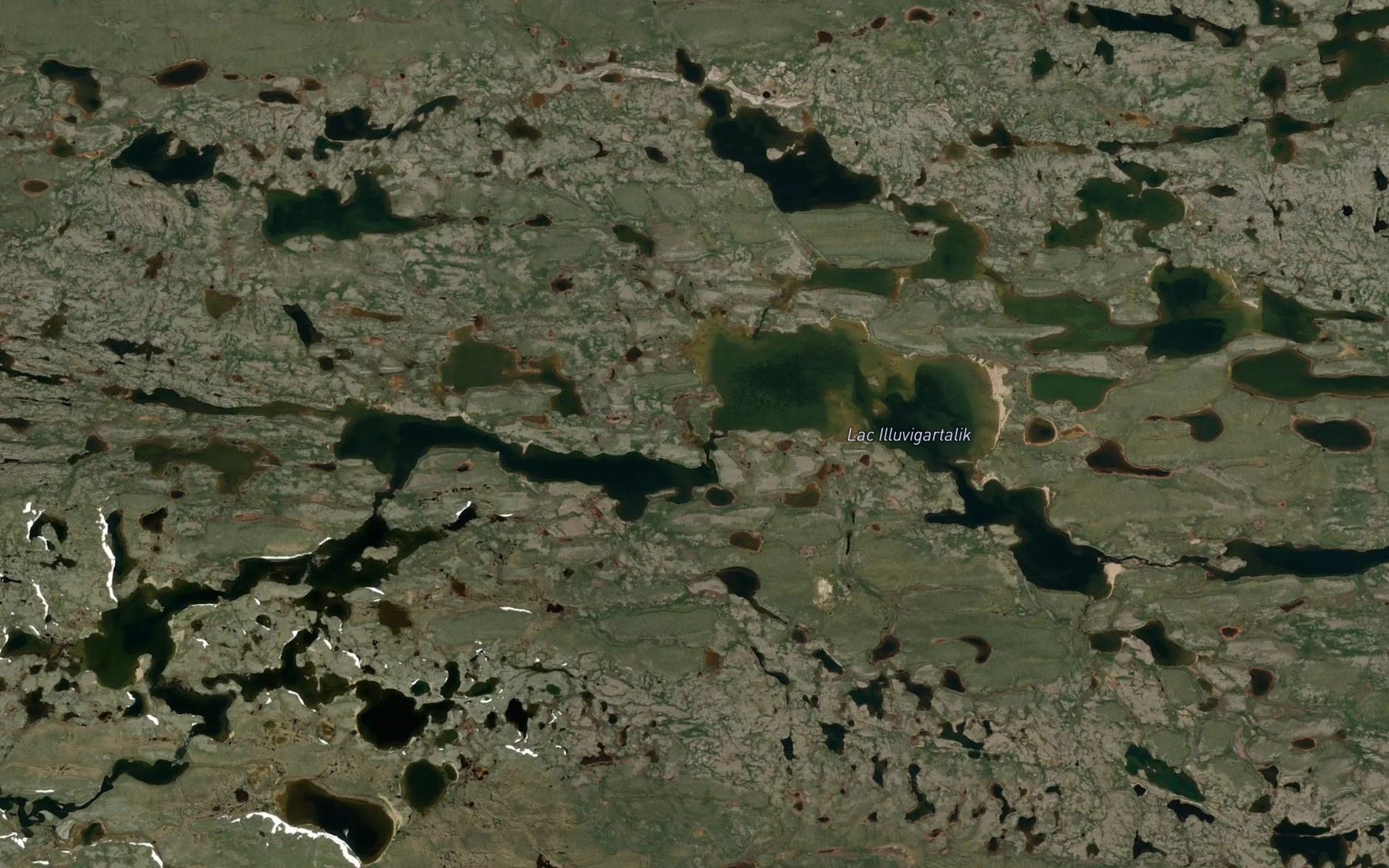 Satellite map of the Lac Illuvigartalik