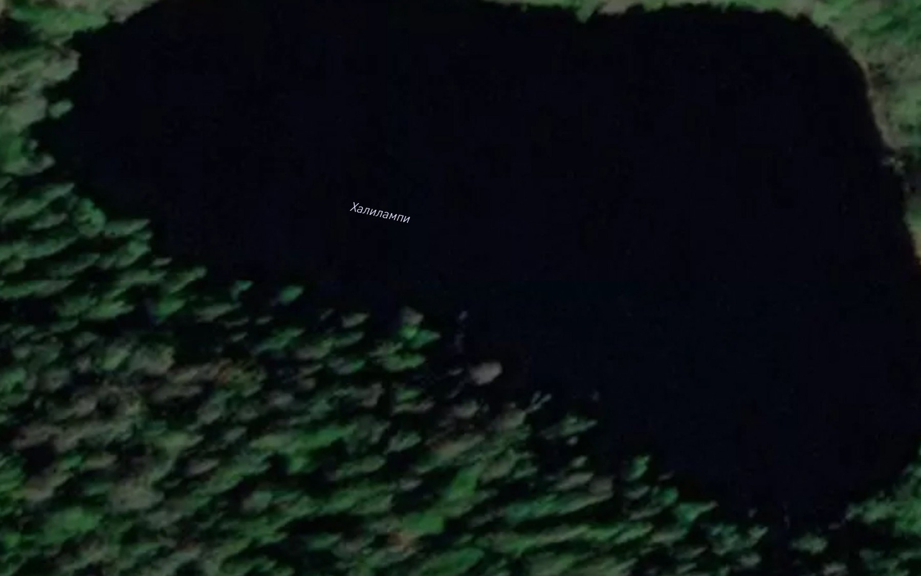 Satellite map of the Ozero Khalilampi