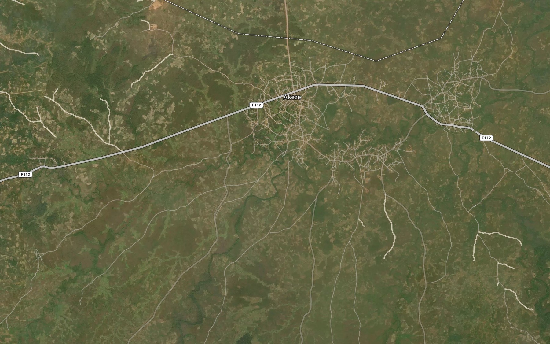 Satellite map of the River Eme Ake Eze