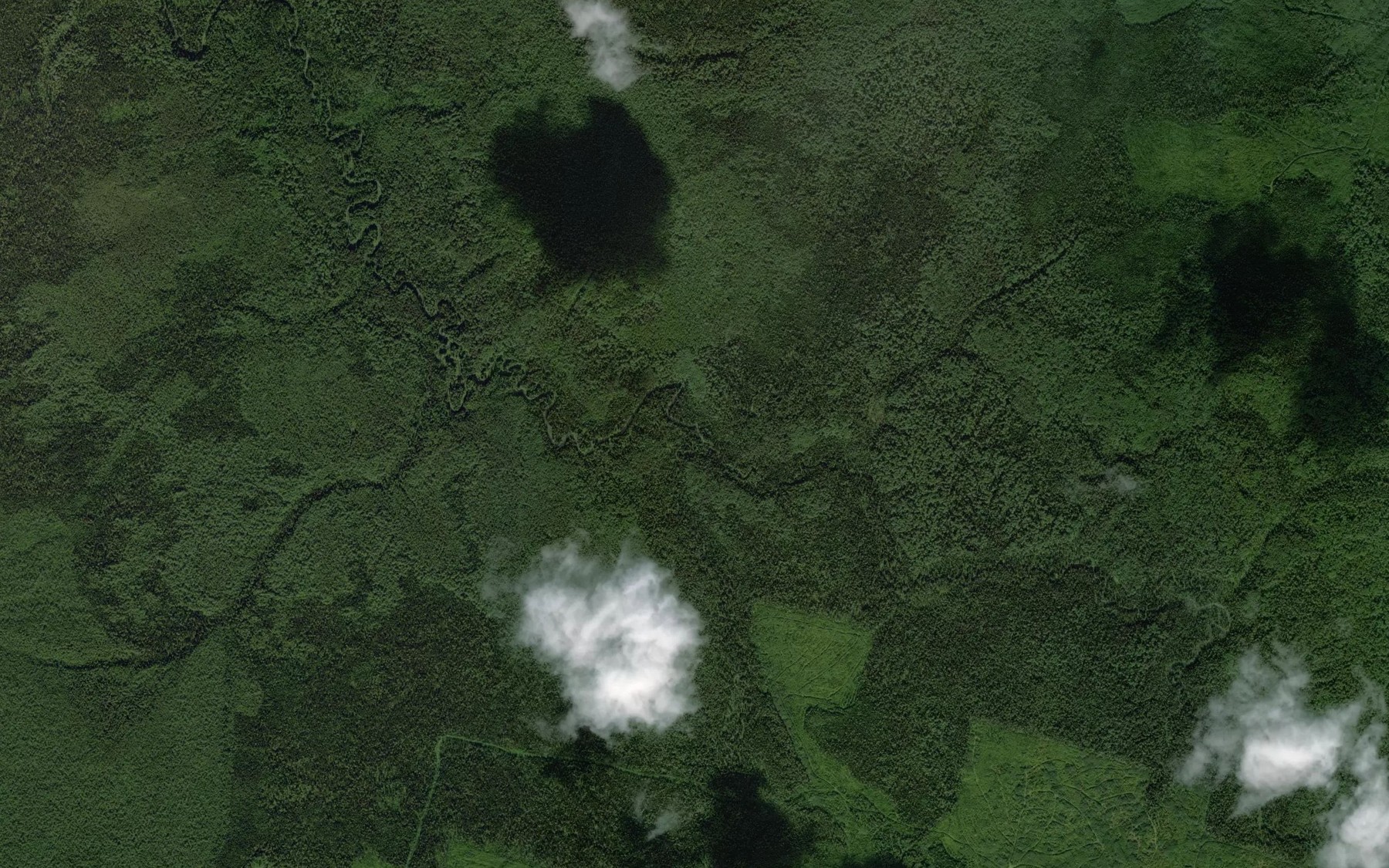 Satellite map of the Ser'yu