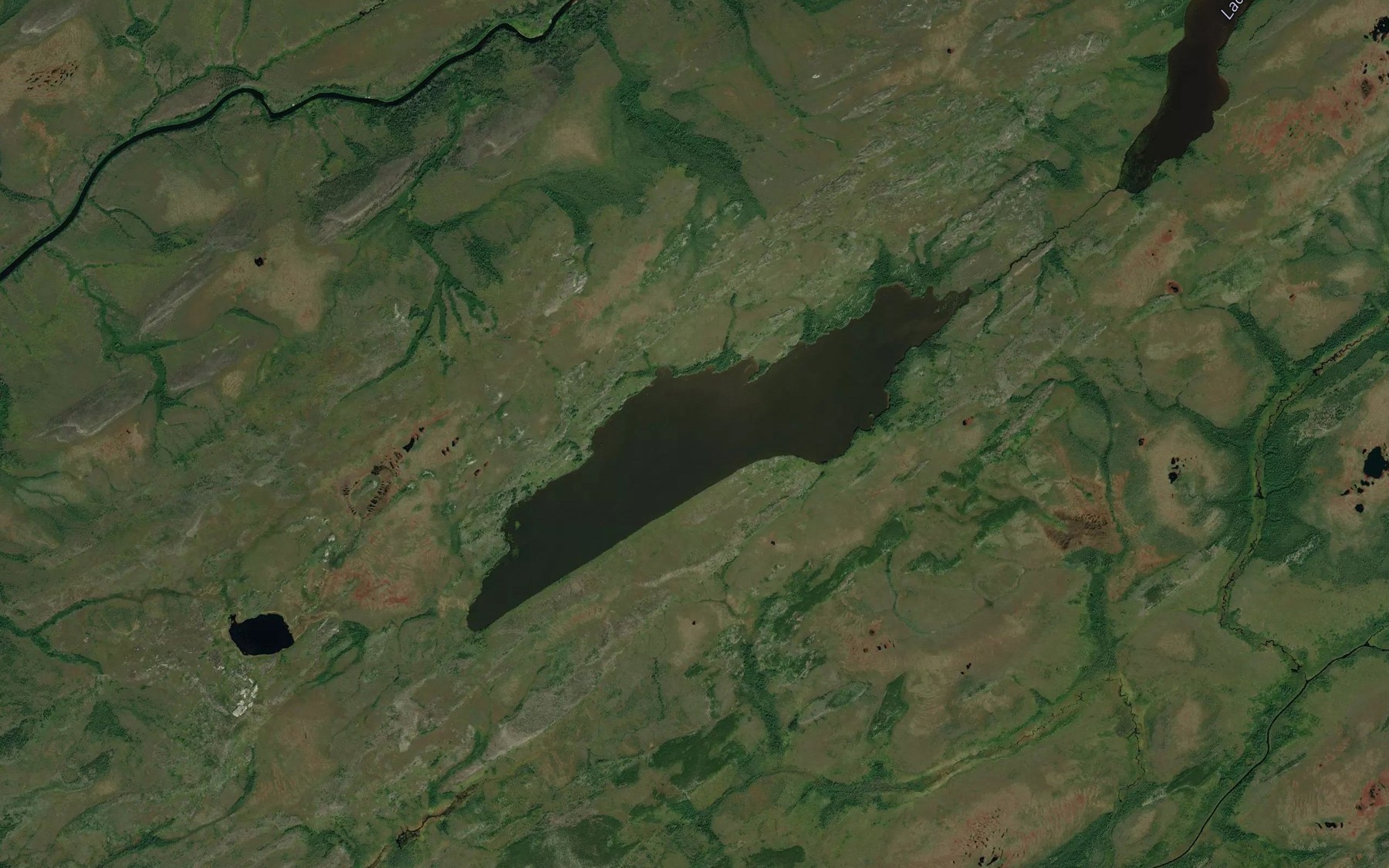 Satellite map of the Lac Mach Kamishikamach