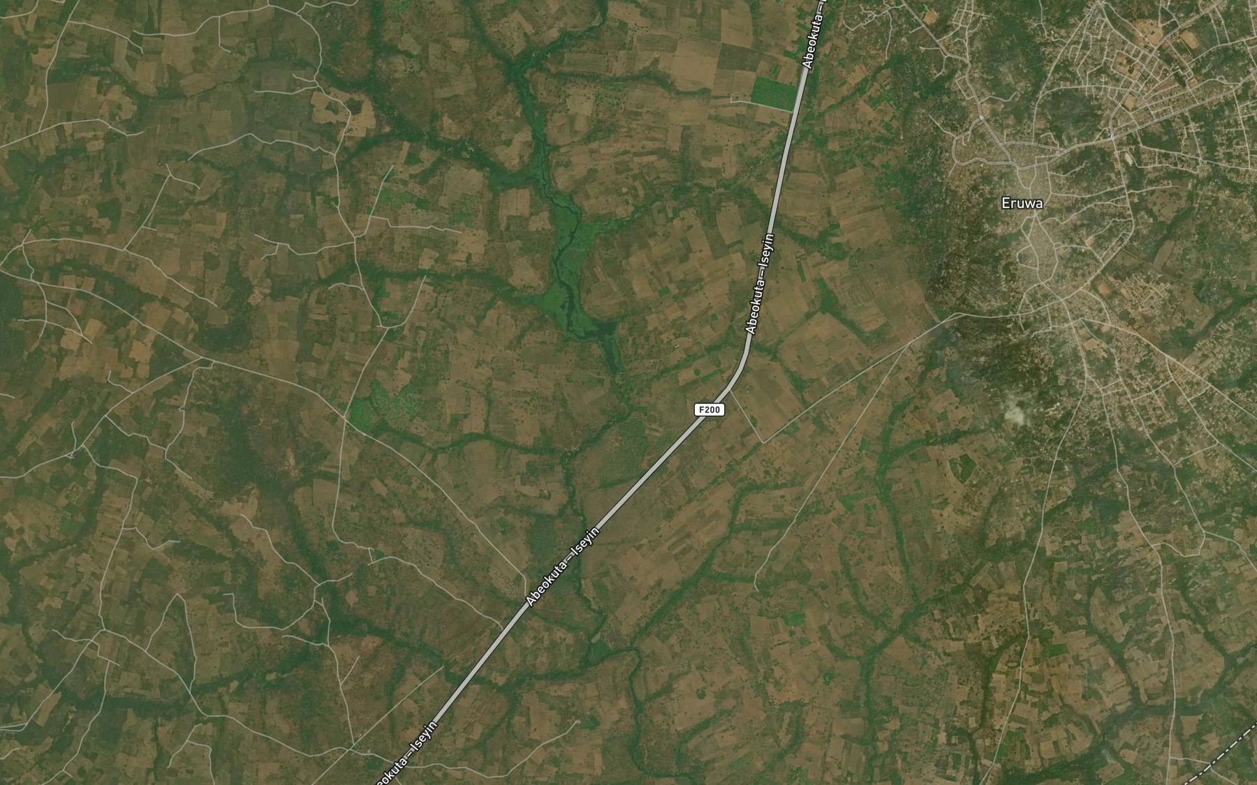 Satellite map of the RiverApaja