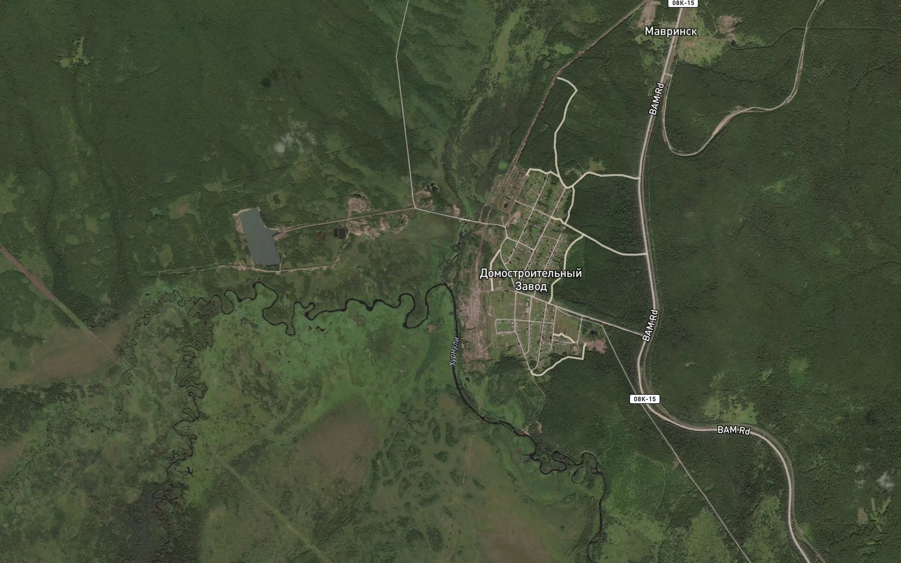 Satellite map of the Talaka