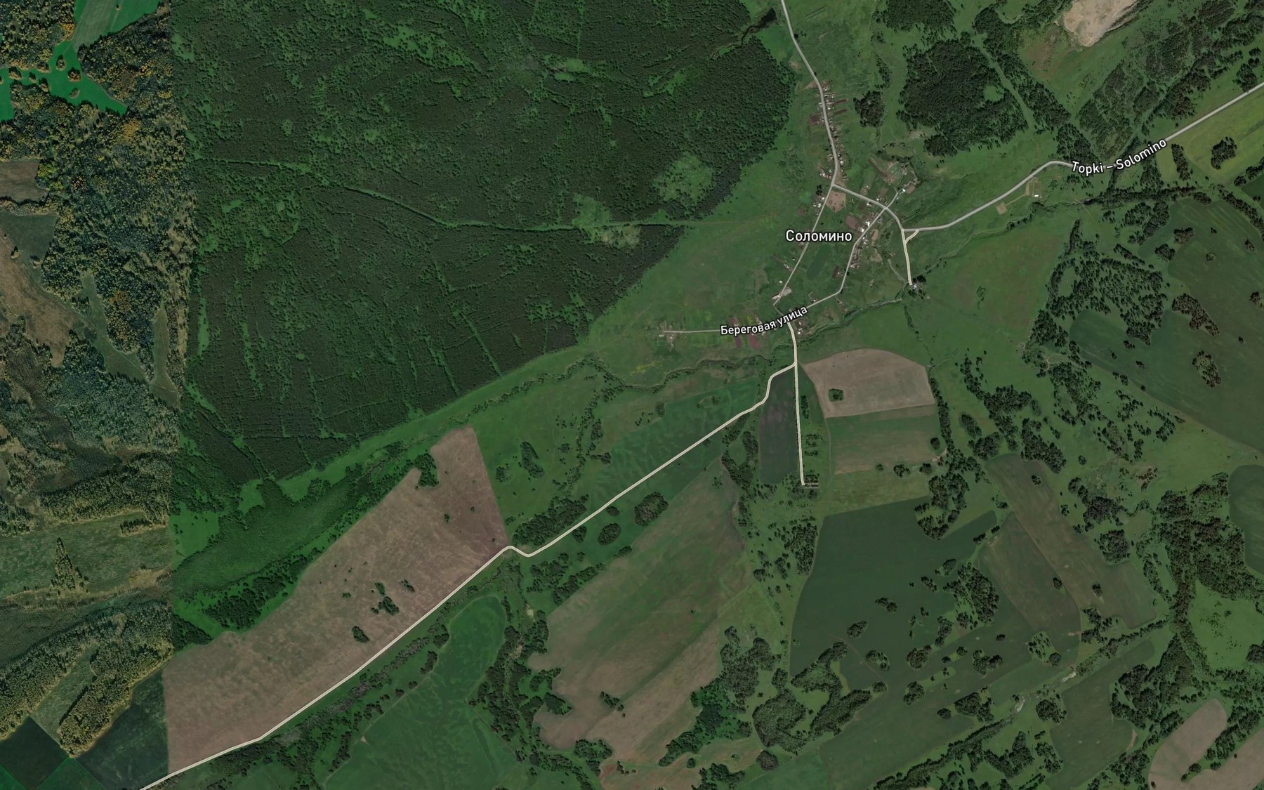 Satellite map of the Cheremshanka