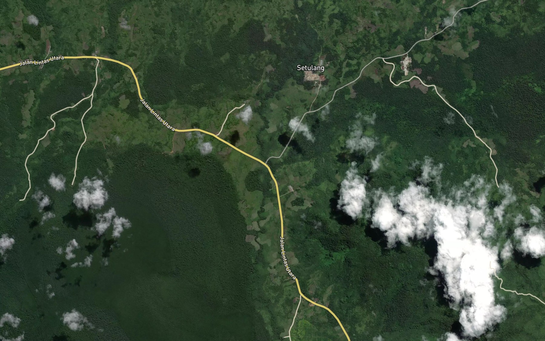 Satellite map of the Sungai Libung
