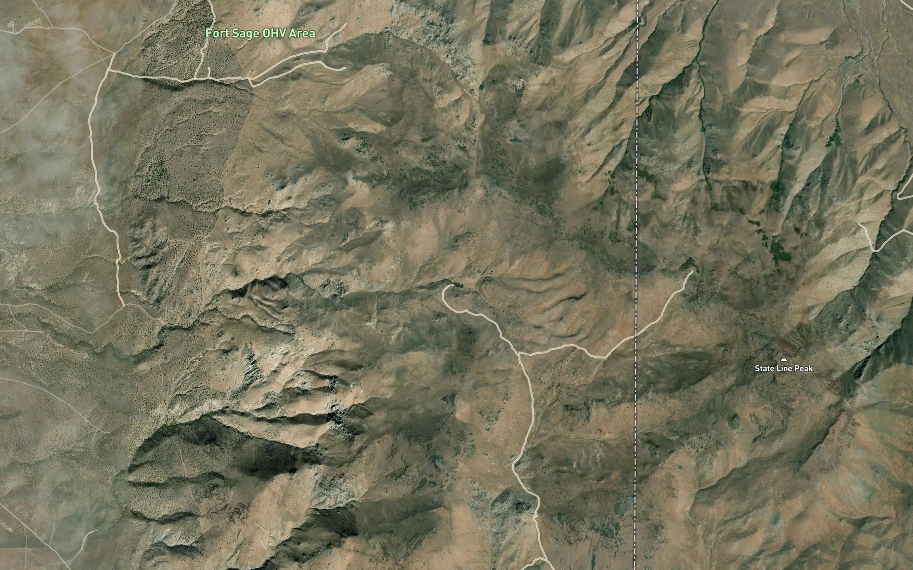 Satellite map of the Jesus Spring