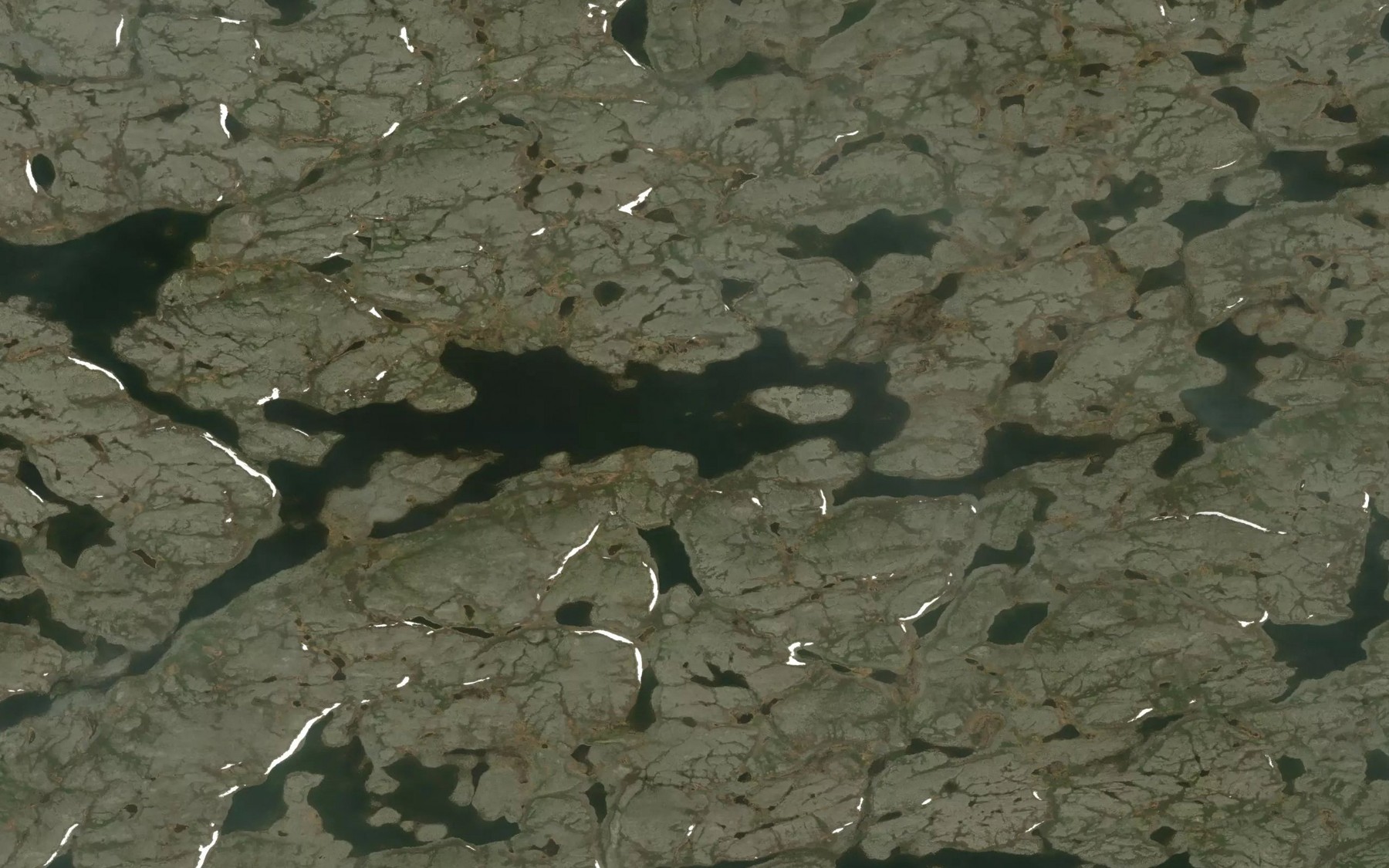 Satellite map of the Lac Harpon