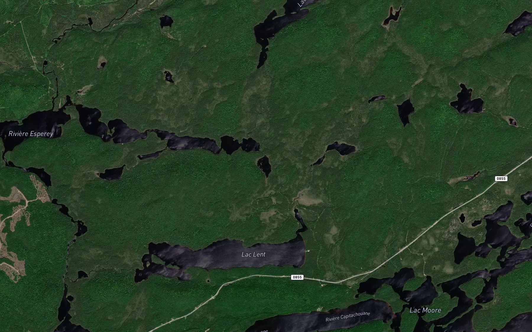 Satellite map of the Lac de l'Oseille
