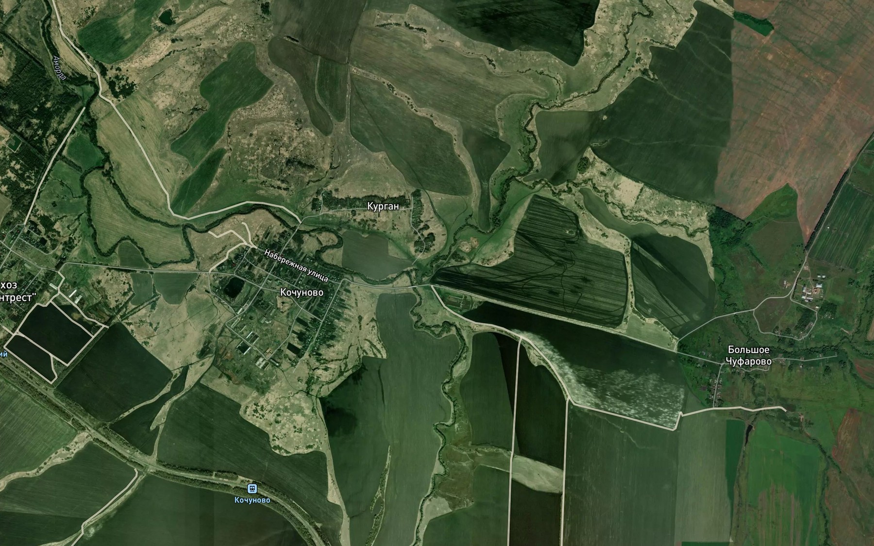 Satellite map of the Sukhaya Amorda