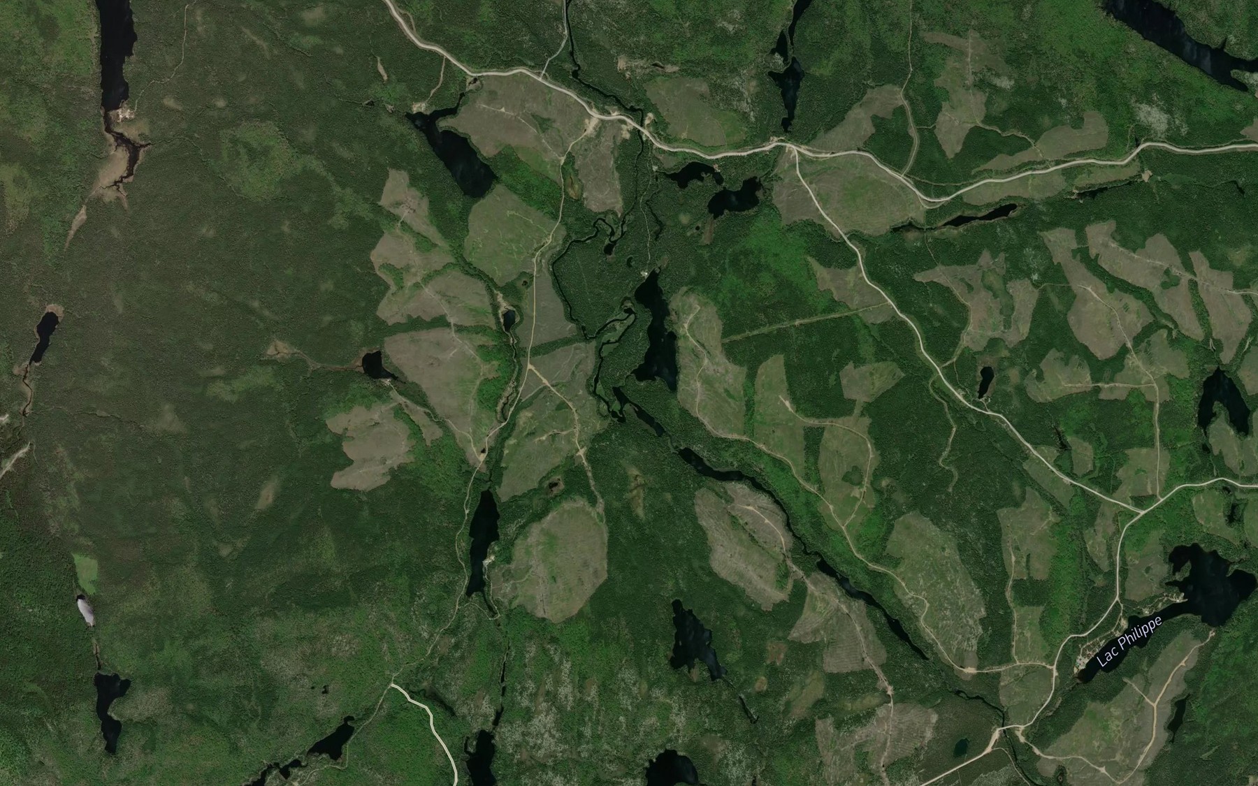 Satellite map of the Ruisseau de la Moelle